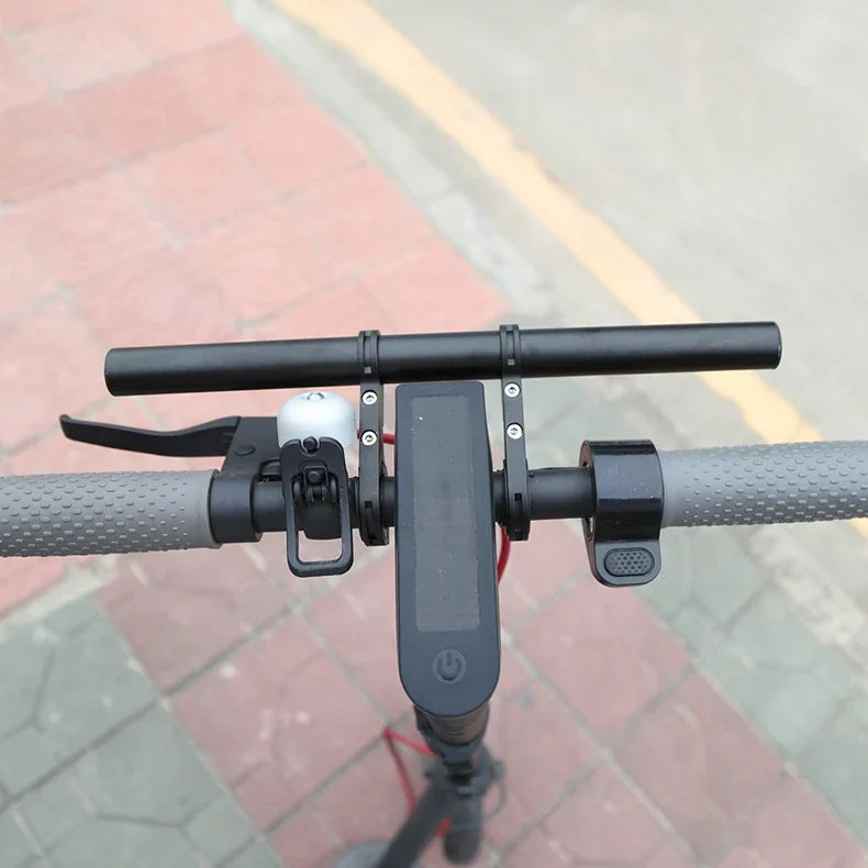 Aluminium Alloy Bicycle Handlebar Extender — 20cm Front Light Bracket