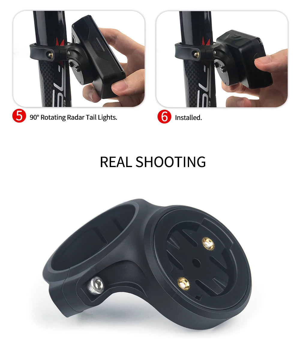 Bicycle Seatpost Taillight Bracket — Compatible with Garmin Varia RTL510 & RVR315