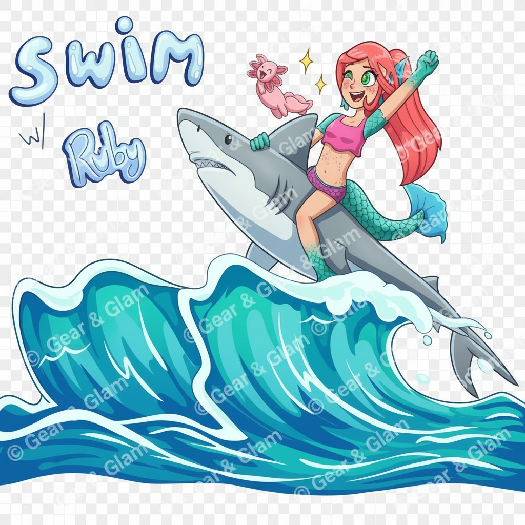 Swim w/ Ruby - Watermarked