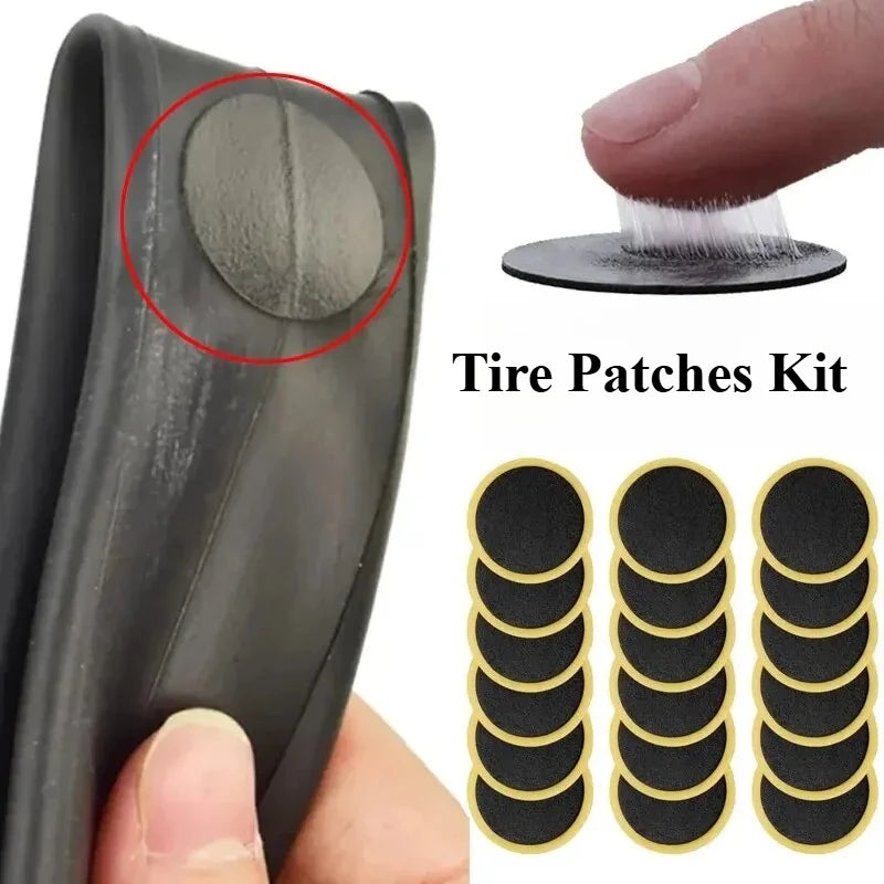 Glue-Free Bike Tyre Repair Patch Kit