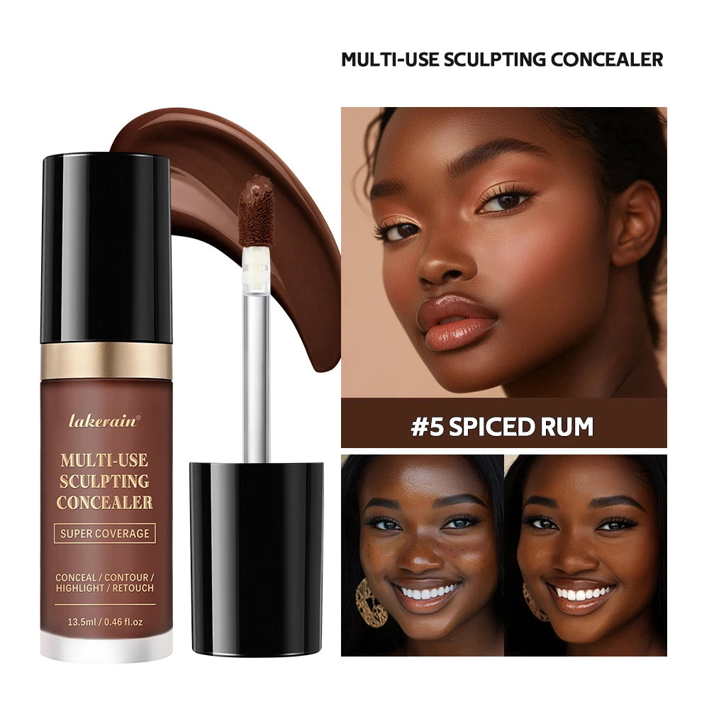 Matte Foundation & Concealer — Full Coverage, Oil-Free