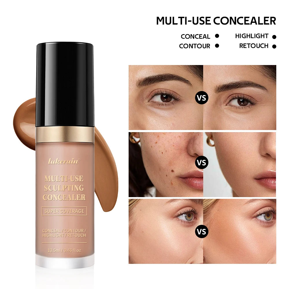 Matte Foundation & Concealer — Full Coverage, Oil-Free