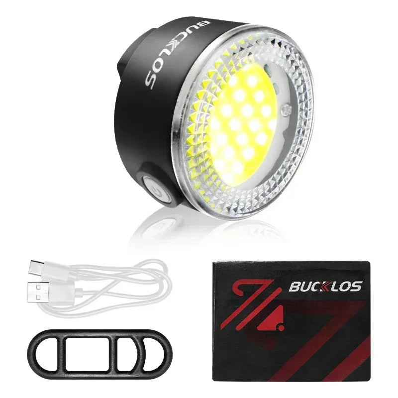 BUCKLOS 500lm USB Bike Light Set with Taillight