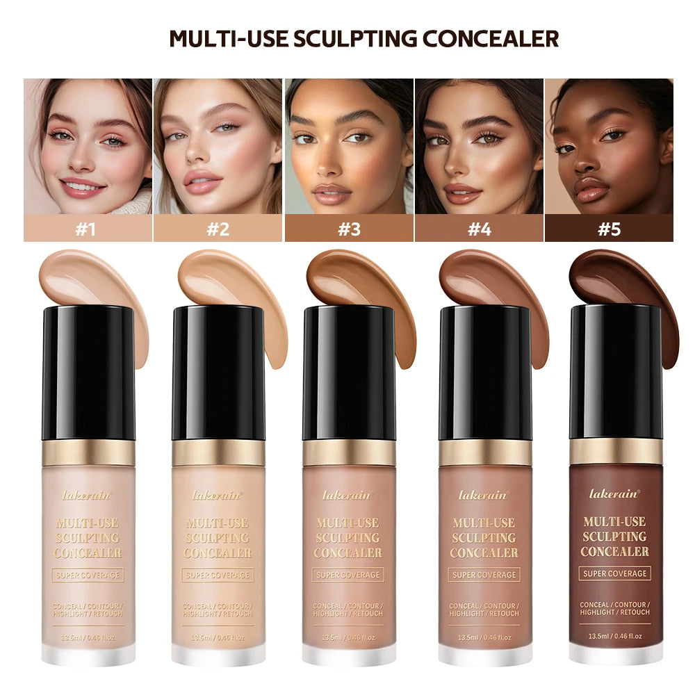 Matte Foundation & Concealer — Full Coverage, Oil-Free