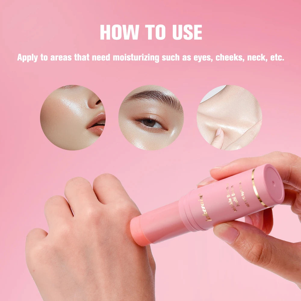Korean Pink Hydrating Balm Stick — Makeup Base & Skincare
