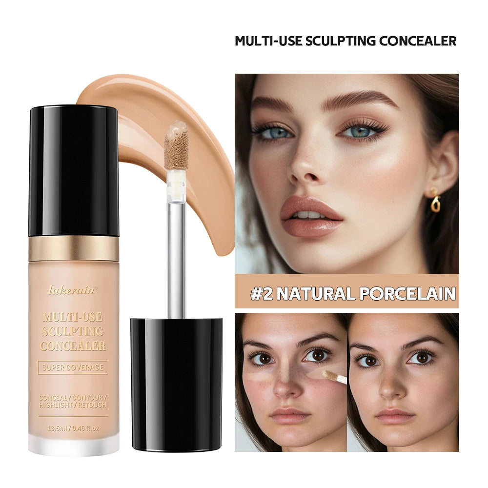 Matte Foundation & Concealer — Full Coverage, Oil-Free