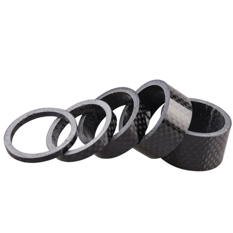 Carbon Fibre MTB Headset Spacer Set (5pcs)