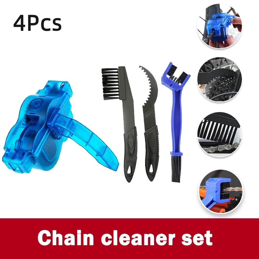 MTB Bike Chain Cleaner & Brush Tool Set