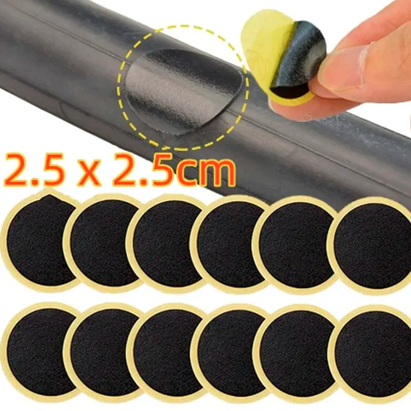 Glue-Free Bike Tyre Repair Patch Kit