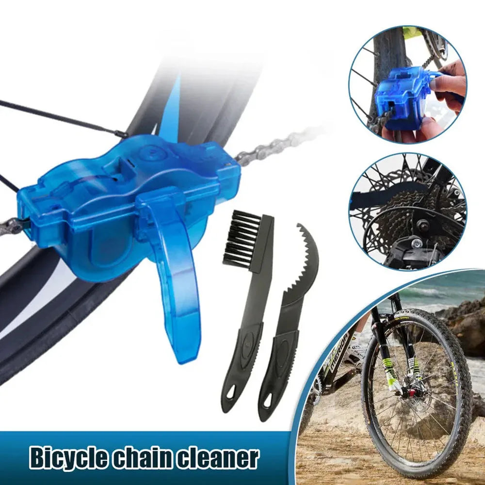 MTB Bike Chain Cleaner & Brush Tool Set