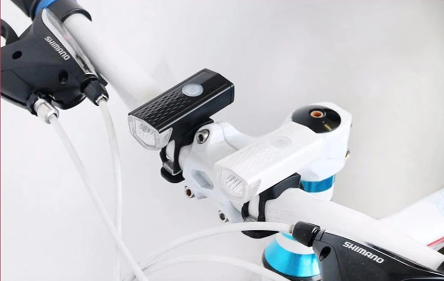 USB Rechargeable Bike Headlight & Taillight Set