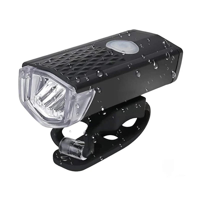 USB Rechargeable Bike Headlight & Taillight Set
