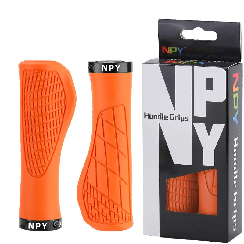 Lock-On MTB Handlebar Grips — Soft Rubber Non-Slip