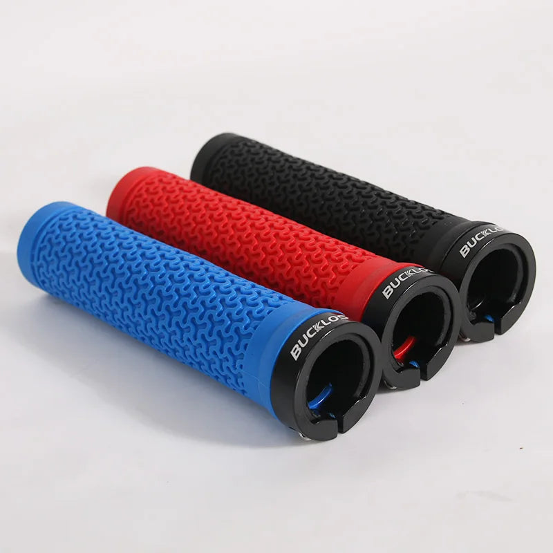 BUCKLOS Lock-On MTB Handlebar Grips — Anti-Slip Rubber