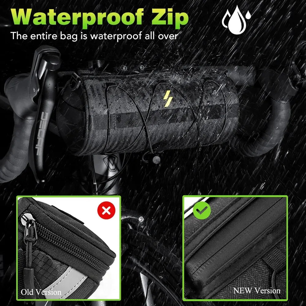NEWBOLER Multifunction Handlebar Bag — Waterproof Bicycle Frame Pannier