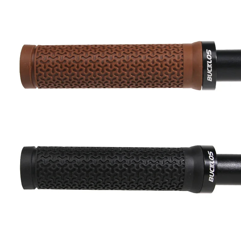 BUCKLOS Lock-On MTB Handlebar Grips — Anti-Slip Rubber