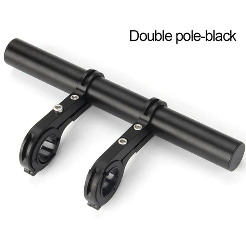 Aluminium Alloy Bicycle Handlebar Extender — 20cm Front Light Bracket