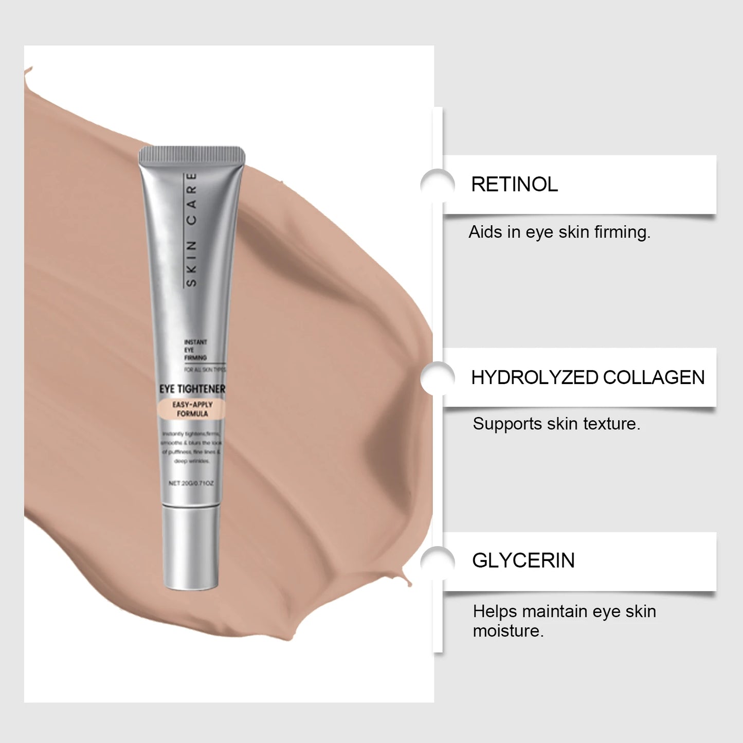 Firming Eye Cream with Brush — Anti-Ageing & Hydrating