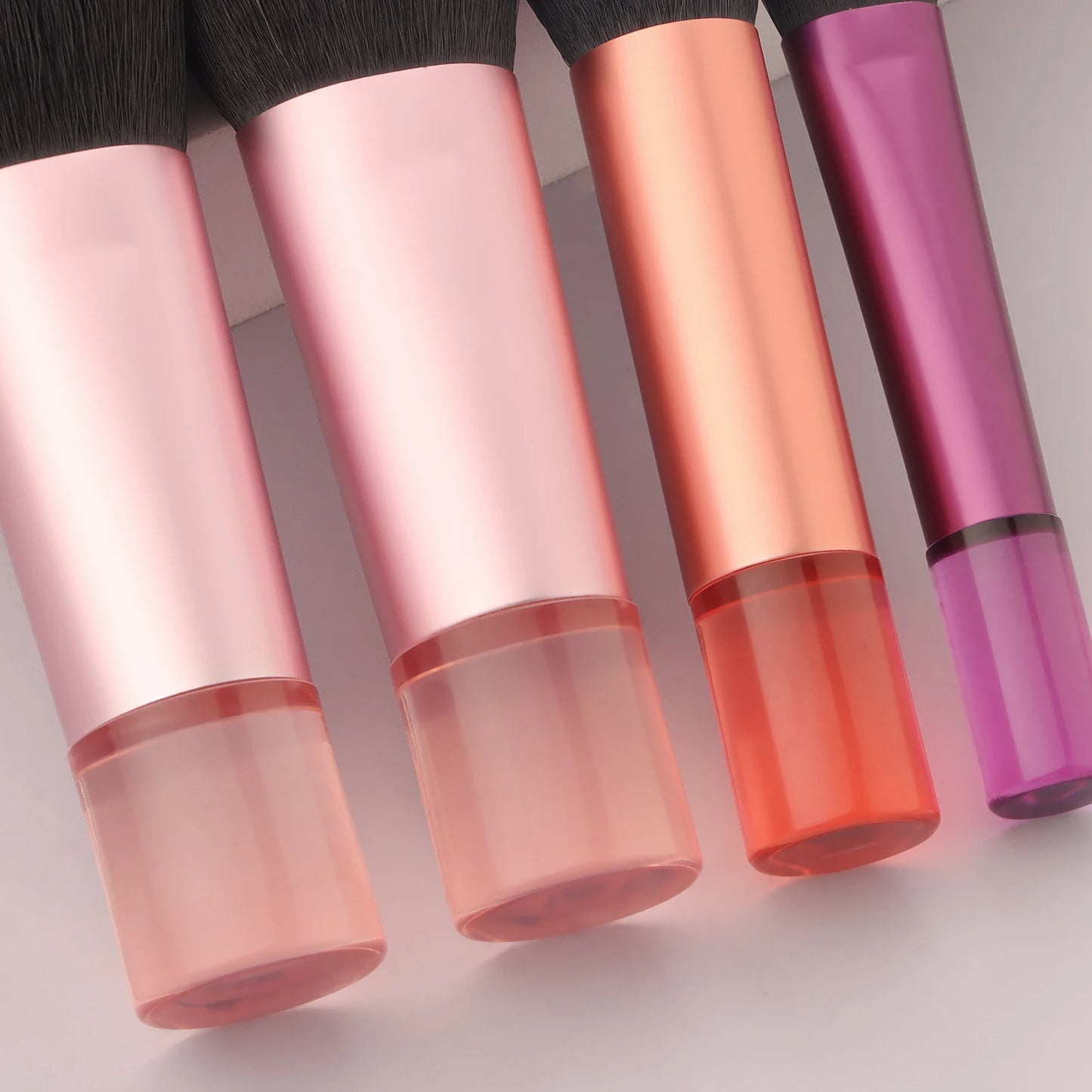 10-Piece Mini Makeup Brush Set with Travel Bag