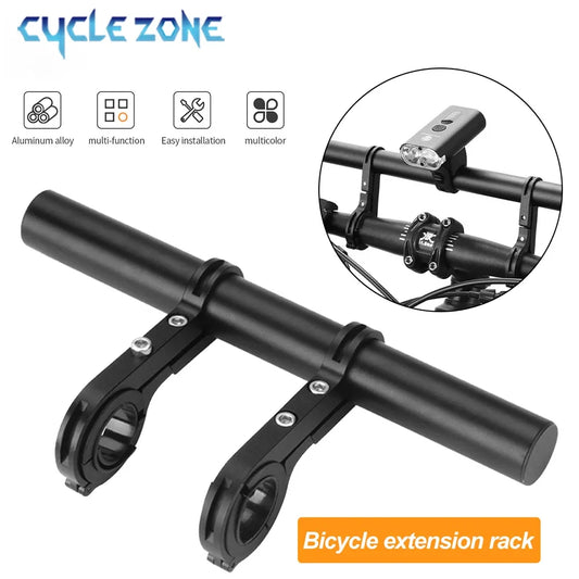 Aluminium Alloy Bicycle Handlebar Extender — 20cm Front Light Bracket