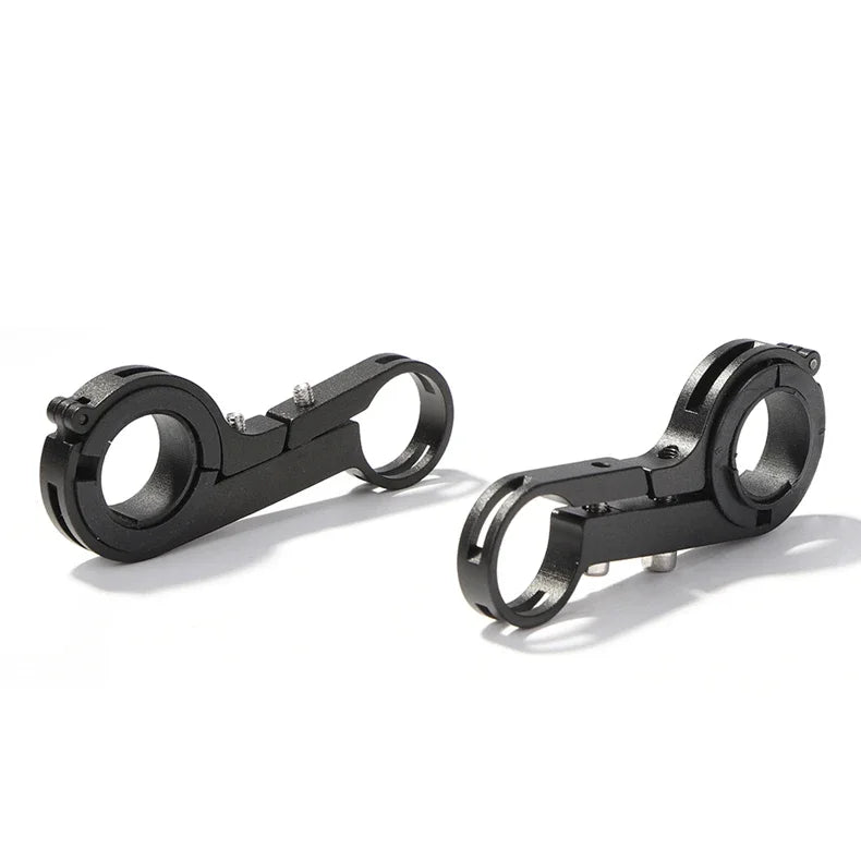 Aluminium Alloy Bicycle Handlebar Extender — 20cm Front Light Bracket