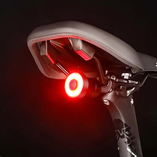 Smart Auto Brake Sensing Bike Tail Light — USB Rechargeable Waterproof LED