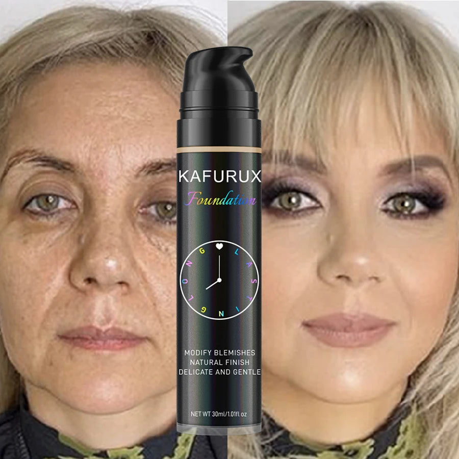 8-Shade Waterproof Liquid Foundation — Full Coverage