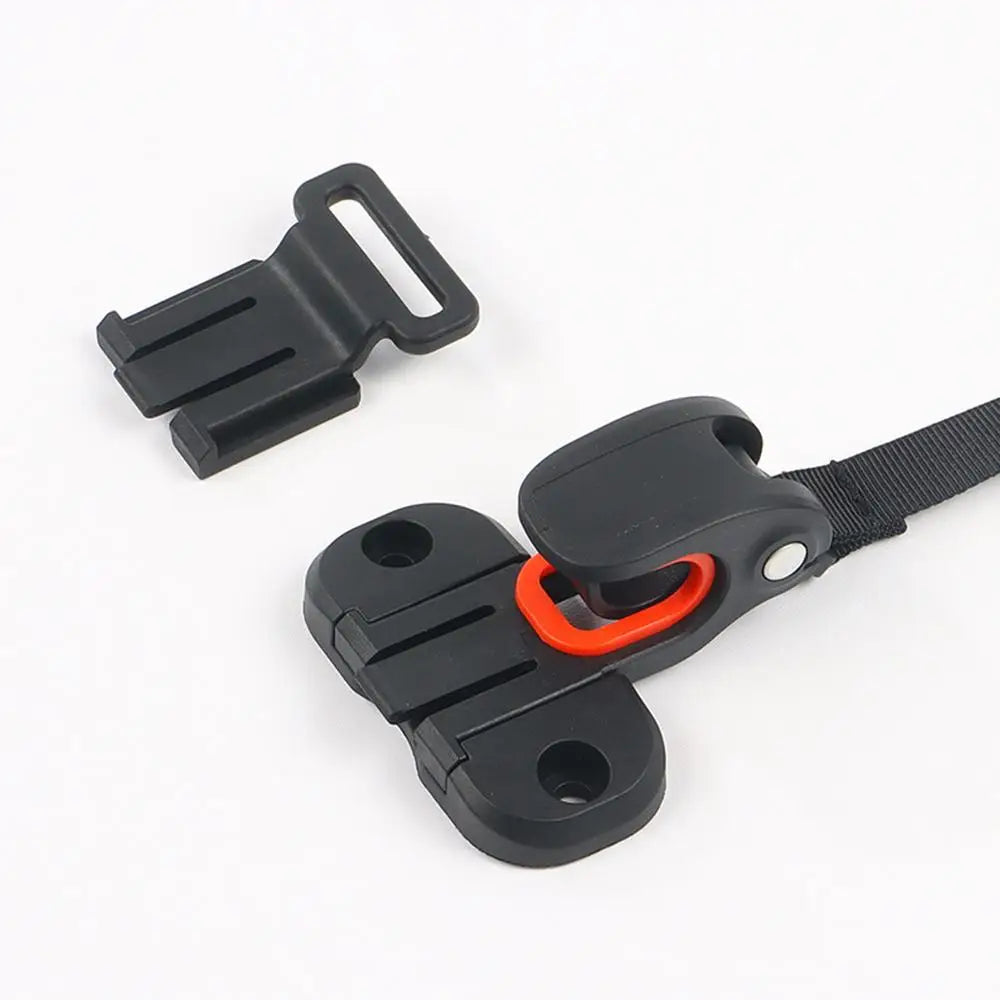 Bike Bag Buckle – Adjustable Saddle Rack Clip for Bicycle & Motorcycle Pannier Rack