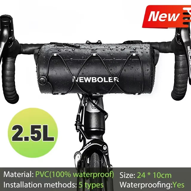 NEWBOLER Multifunction Handlebar Bag — Waterproof Bicycle Frame Pannier