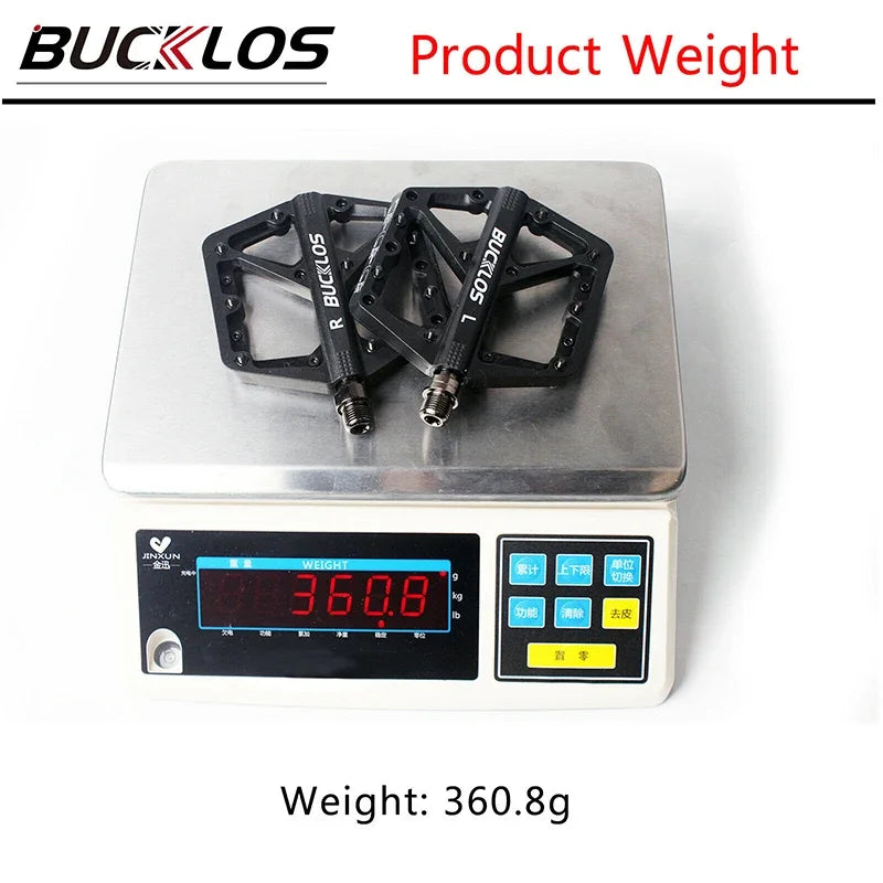 BUCKLOS Ultralight Anti-Slip MTB Bike Pedals