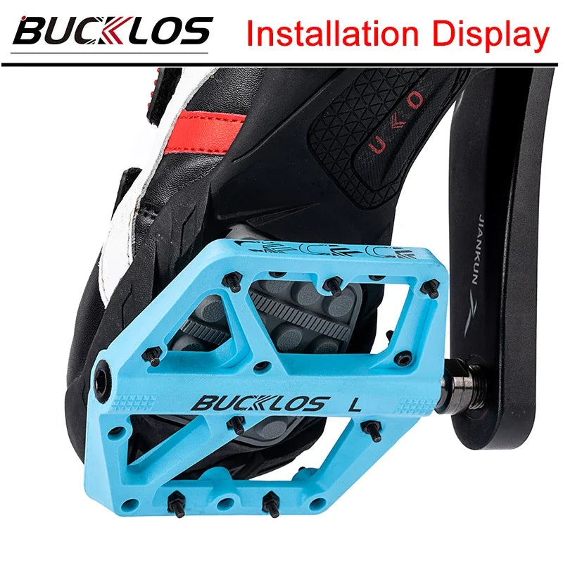 BUCKLOS Ultralight Anti-Slip MTB Bike Pedals