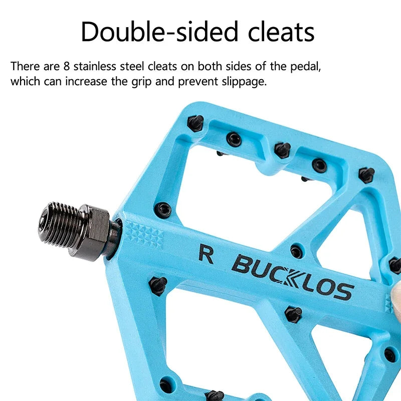 BUCKLOS Ultralight Anti-Slip MTB Bike Pedals