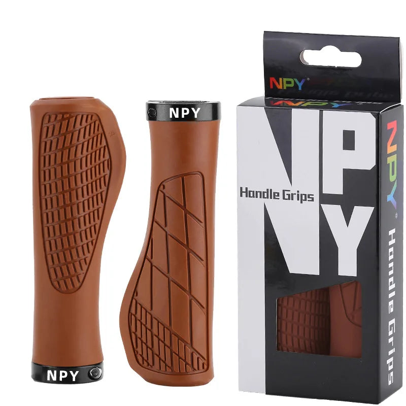Lock-On MTB Handlebar Grips — Soft Rubber Non-Slip