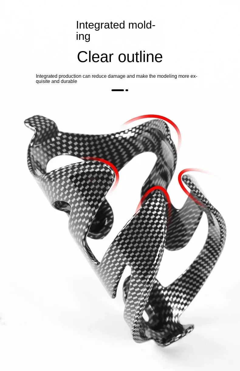 Ultra Lightweight Full Carbon Fibre Bike Bottle Cage — Road & MTB