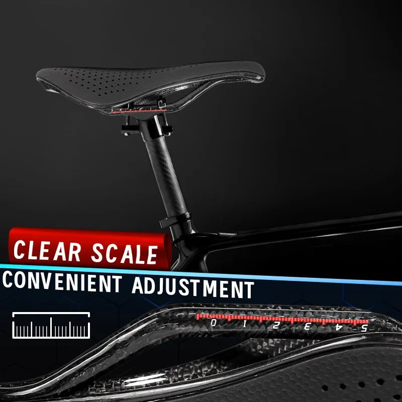 Bucklos Carbon 3D Printed Bicycle Saddle – 143mm/155mm Road & Mountain Bike