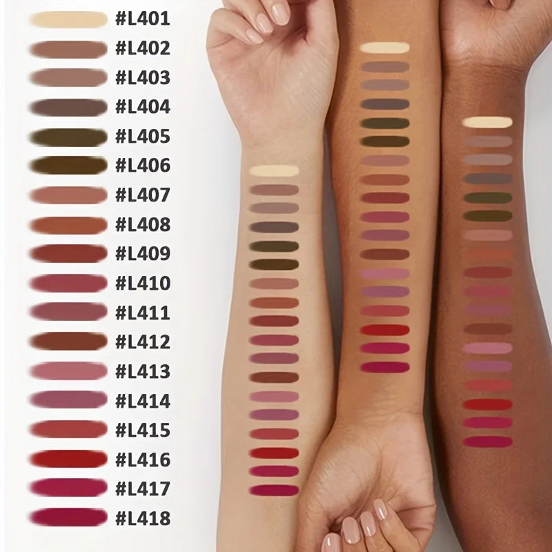 6-Piece Velvet Matte Lip Liner Pencil Set – Long-Lasting Waterproof for All Skin Tones