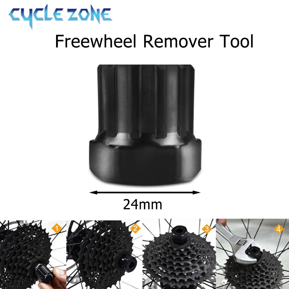 Bicycle Repair Tool Kit — Flywheel Remover, Chain Breaker & Crank Puller Set