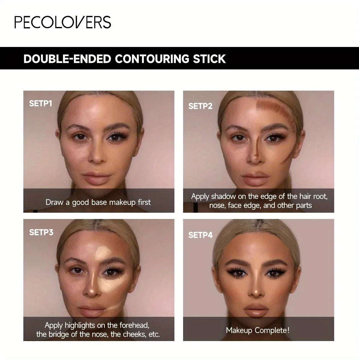 Double-Ended Highlight & Contour Concealer Stick
