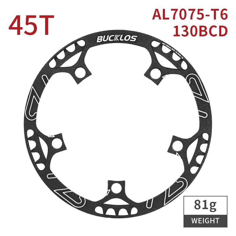 Bucklos 130BCD Folding Bicycle Crankset 170mm – 45T/47T/53T/56T/58T for BMX & Road Bike