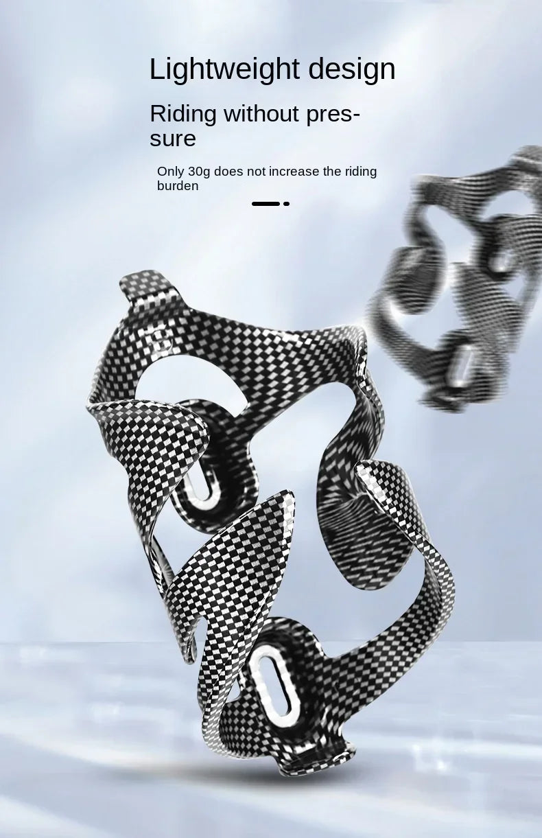 Ultra Lightweight Full Carbon Fibre Bike Bottle Cage — Road & MTB
