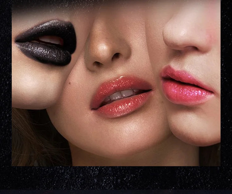 7-Colour Glitter Metallic Lipstick – Waterproof Long-Lasting Diamond Pearlescent Lip Colour