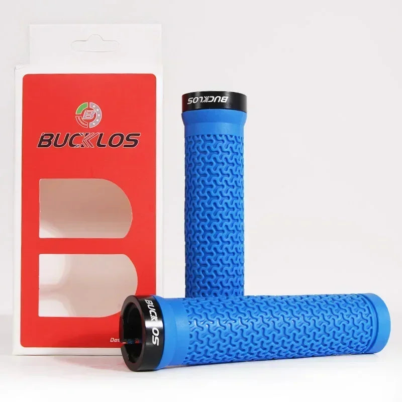 BUCKLOS Lock-On MTB Handlebar Grips — Anti-Slip Rubber
