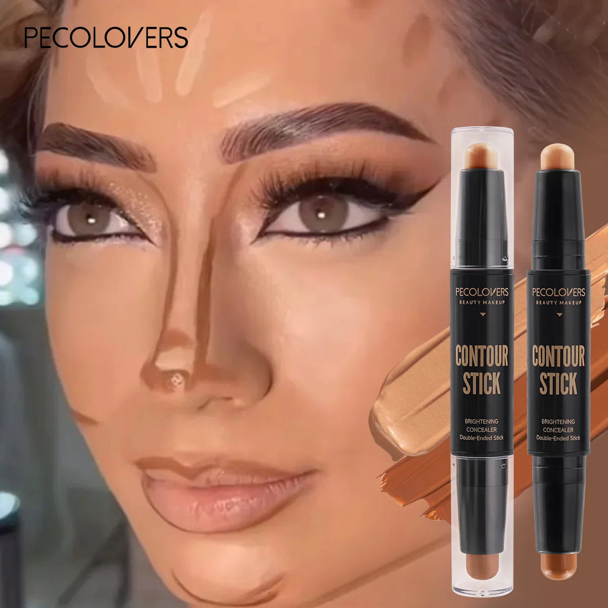Double-Ended Highlight & Contour Concealer Stick