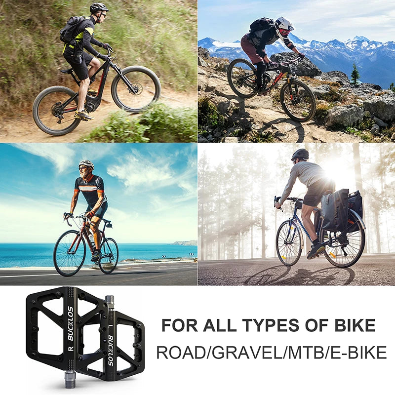 BUCKLOS Ultralight Anti-Slip MTB Bike Pedals