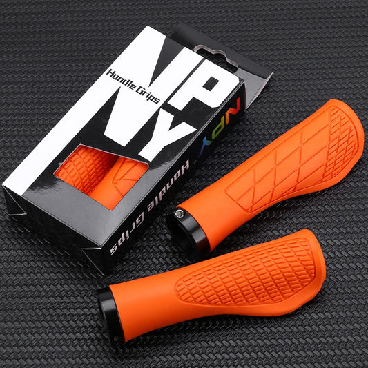 Lock-On MTB Handlebar Grips — Soft Rubber Non-Slip