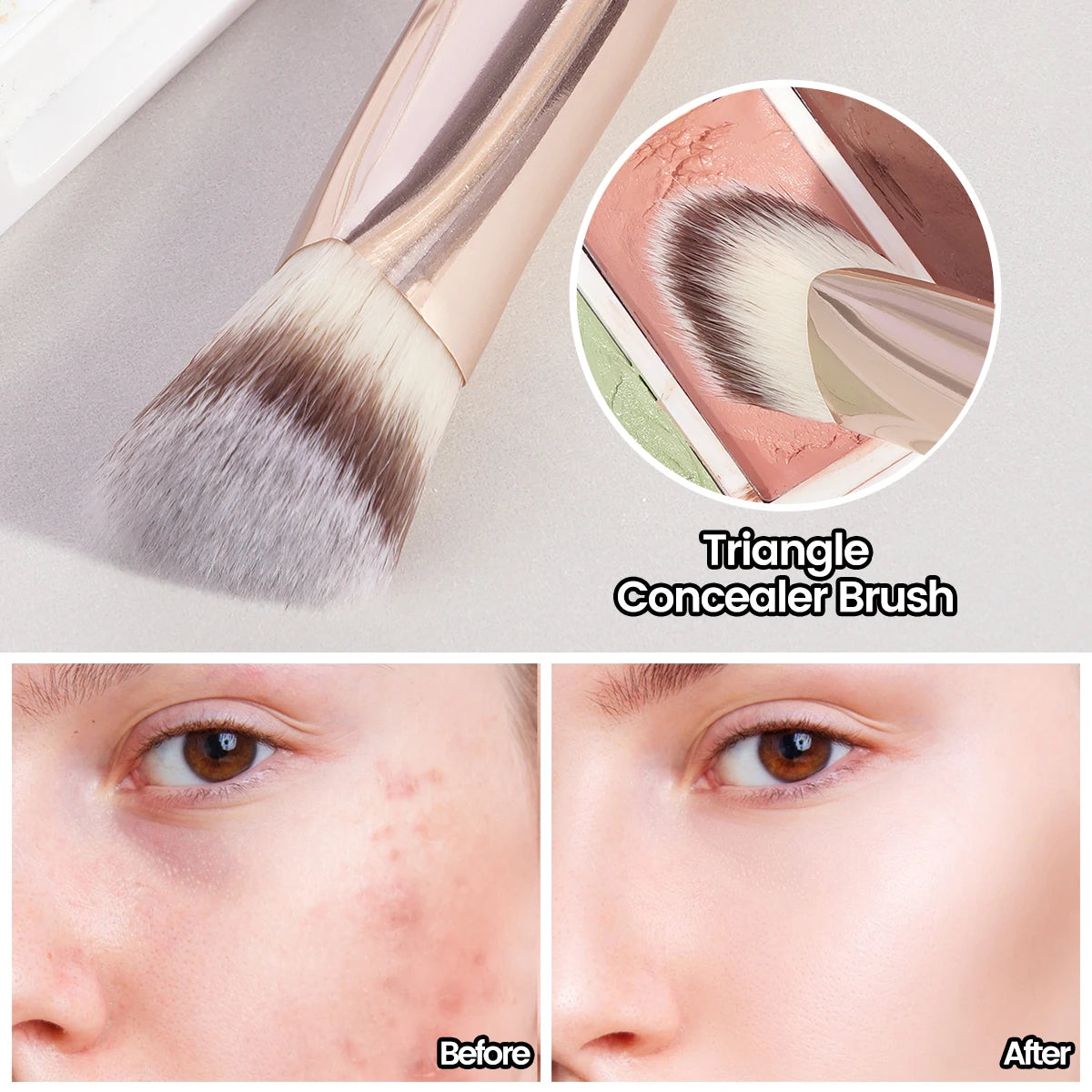 MAANGE Triangle Concealer & Foundation Brush