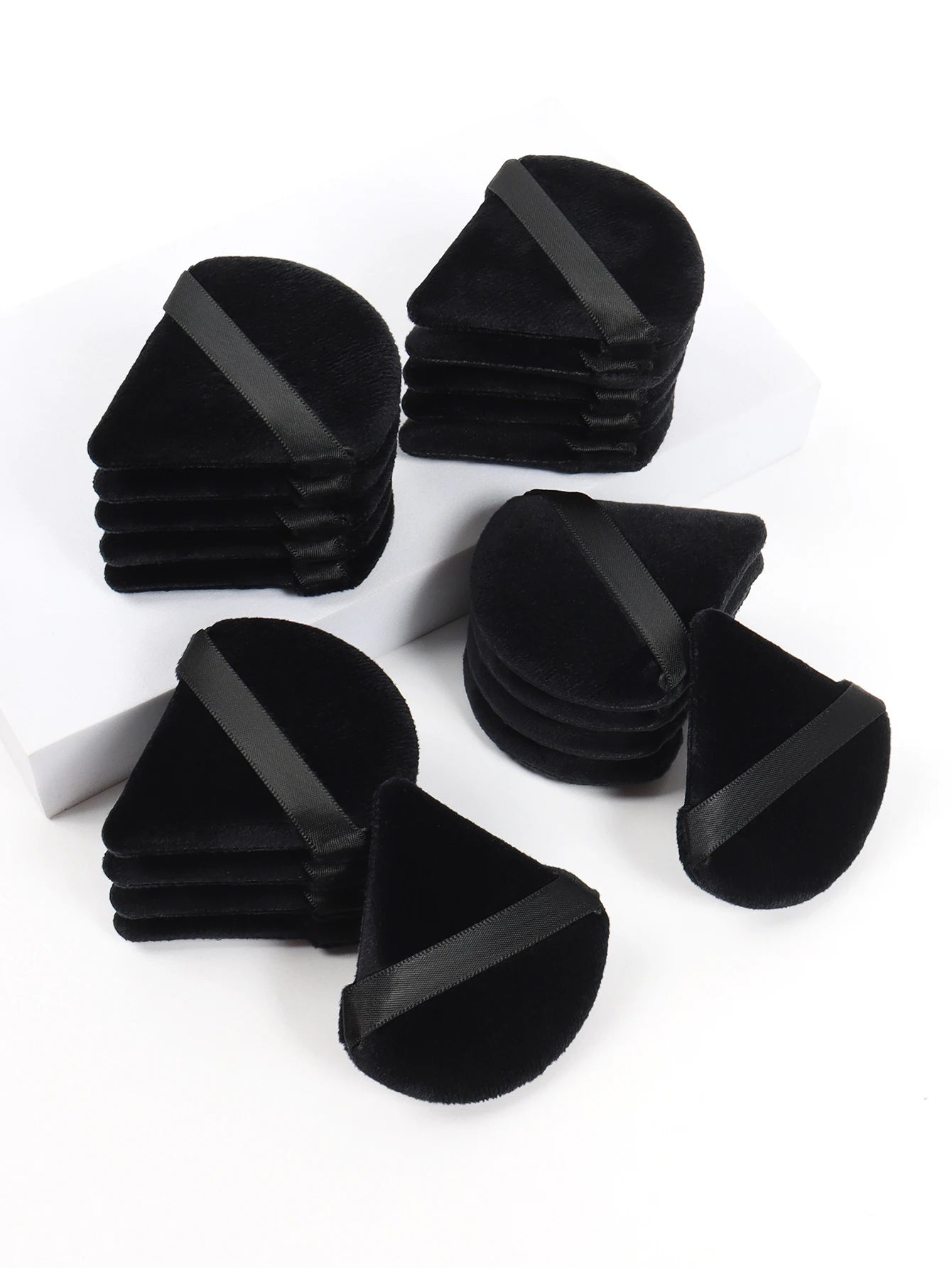 Triangle Velvet Powder Puff — Foundation Makeup Sponge