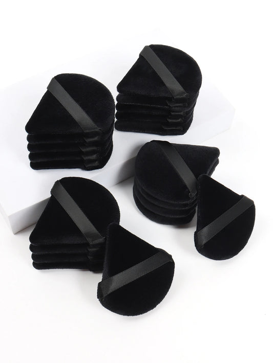 Triangle Velvet Powder Puff — Foundation Makeup Sponge