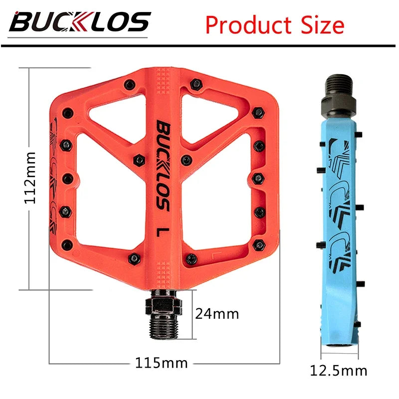BUCKLOS Ultralight Anti-Slip MTB Bike Pedals