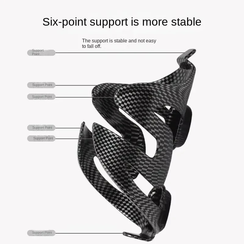 Ultra Lightweight Full Carbon Fibre Bike Bottle Cage — Road & MTB